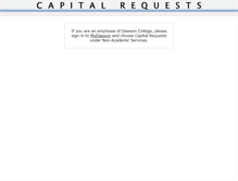 Tablet Screenshot of capital.dawsoncollege.qc.ca