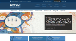 Desktop Screenshot of dawsoncollege.qc.ca